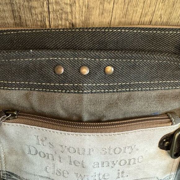 Canvas Fabric Purse Boho Crossbody Bag New FAST SHIP - Picture 4 of 12